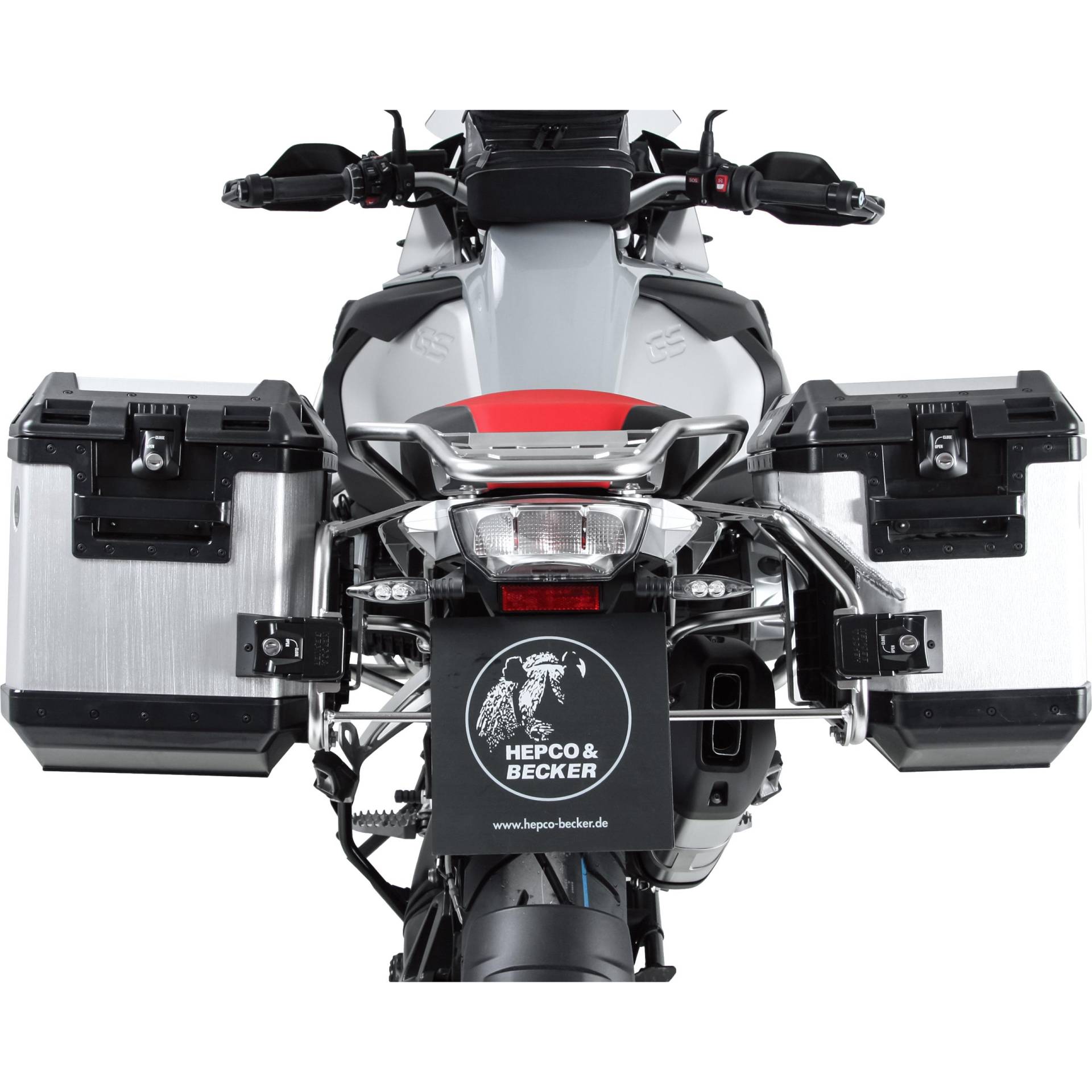 Hepco & Becker Xplorer Cutout Kofferset silber für BMW R 1250 GS Adventure Hepco & Becker Xplorer Cutout Kofferset silber für BMW R 1250 GS Adventure von Hepco & Becker