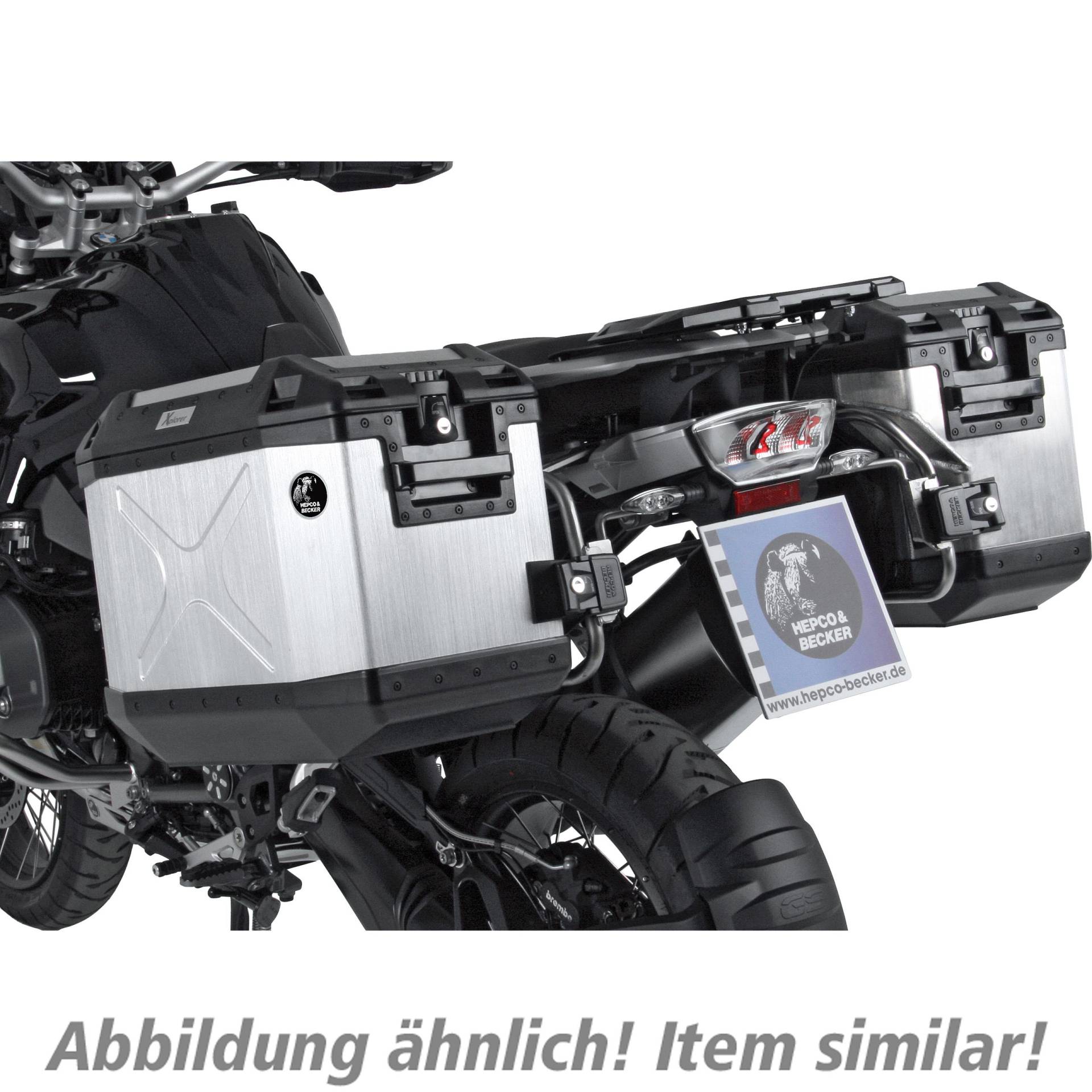 Hepco & Becker Xplorer Cutout Kofferset silber für CRF 1000 AT 2016-2017 Hepco & Becker Xplorer Cutout Kofferset silber für CRF 1000 AT 2016-2017 von Hepco & Becker