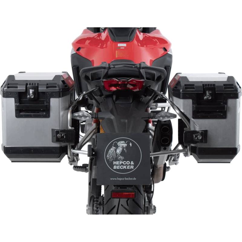 Hepco & Becker Xplorer Cutout Kofferset silber für Ducati Multistrada V4 /S von Hepco & Becker