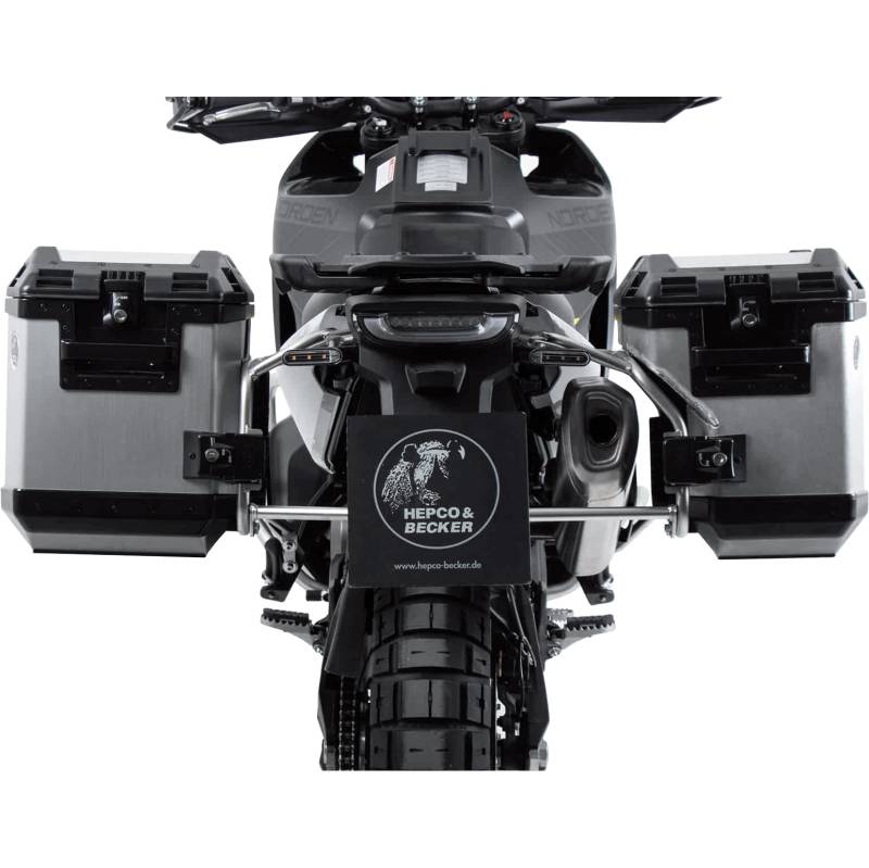 Hepco & Becker Xplorer Cutout Kofferset silber für Husqvarna Norden 901 von Hepco & Becker