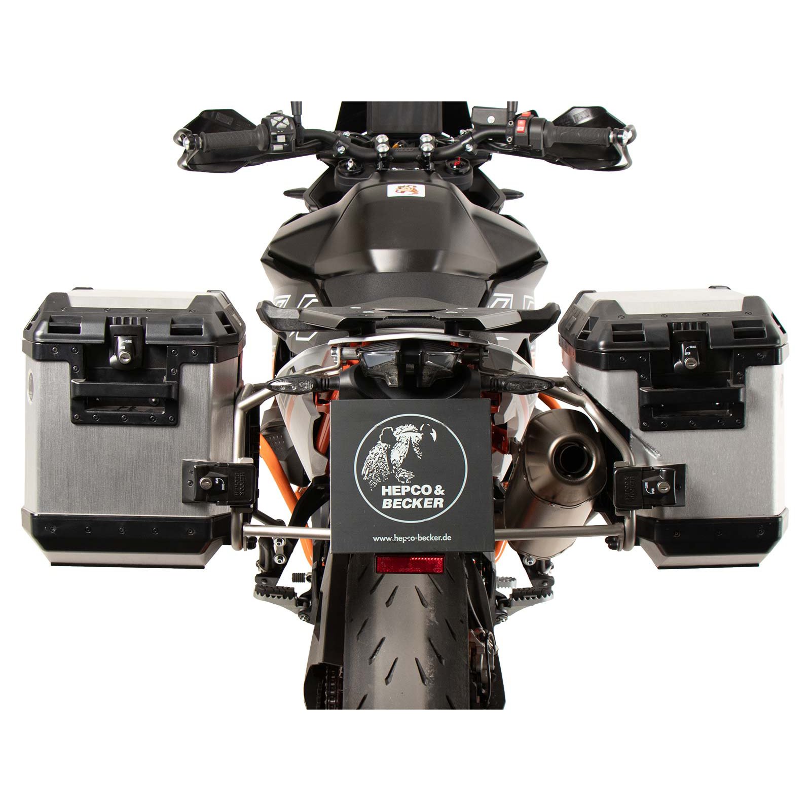 Hepco & Becker Xplorer Cutout Kofferset silber für KTM 890 SMT Hepco & Becker Xplorer Cutout Kofferset silber für KTM 890 SMT von Hepco & Becker