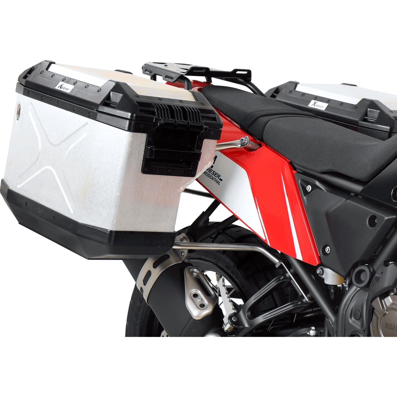 Hepco & Becker Xplorer Cutout Kofferset silber für Tenere 700 World Raid Hepco & Becker Xplorer Cutout Kofferset silber für Tenere 700 World Raid von Hepco & Becker