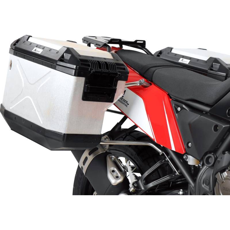Hepco & Becker Xplorer Cutout Kofferset silber für Tenere 700 World Raid von Hepco & Becker