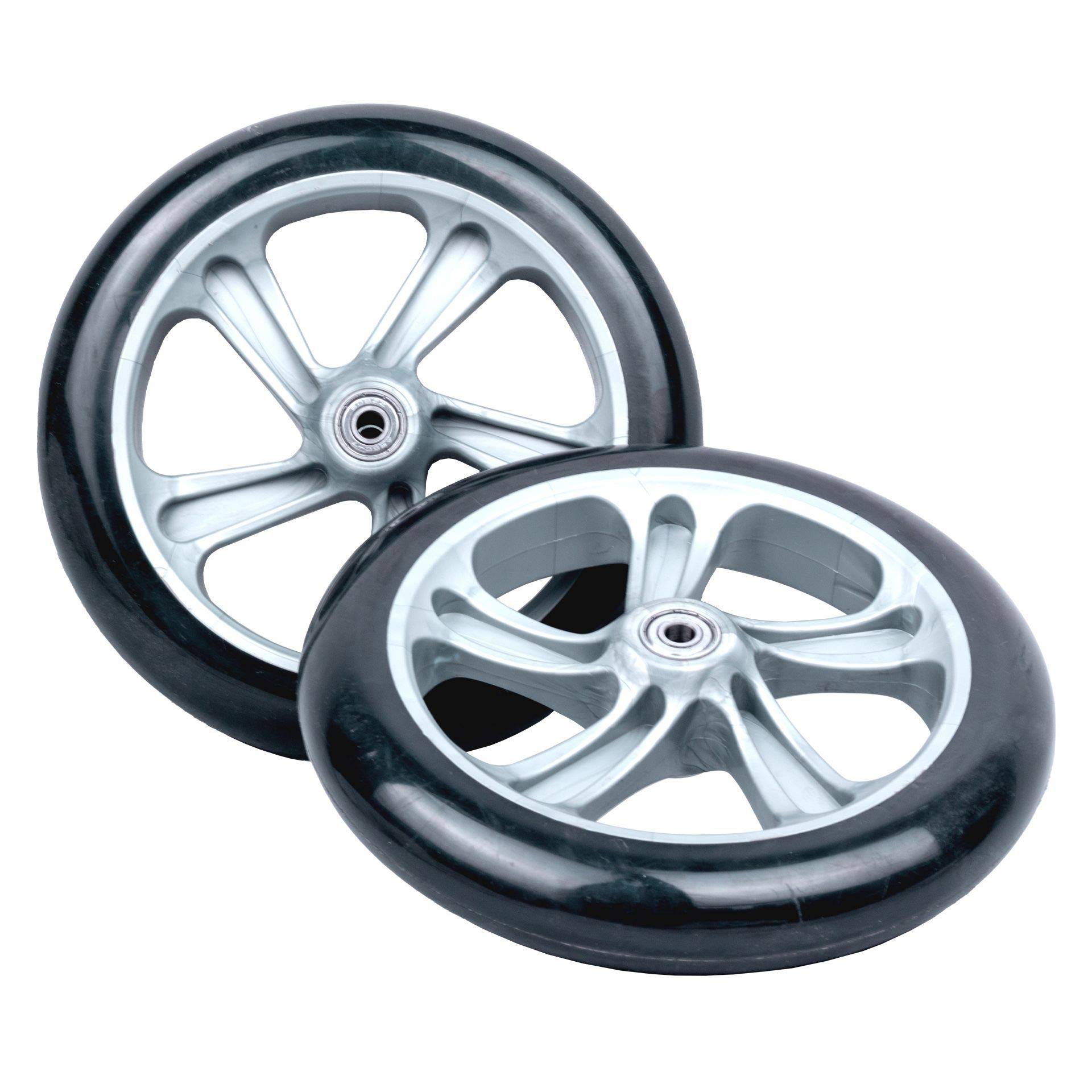 Hepros 200mm PU Cityroller Ersatzräder 2 Stück Radlager Radlager Deutscher Hersteller Qualität wie ABEC9 608RS Hepros 200mm PU Cityroller Ersatzräder 2 Stück Radlager Radlager Deutscher Hersteller Qualität wie ABEC9 608RS von Hepros
