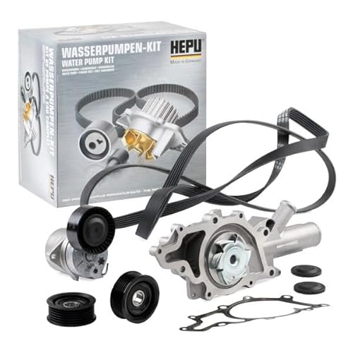 HEPU Wasserpumpe + Keilrippenriemensatz PK15310 von Hepu