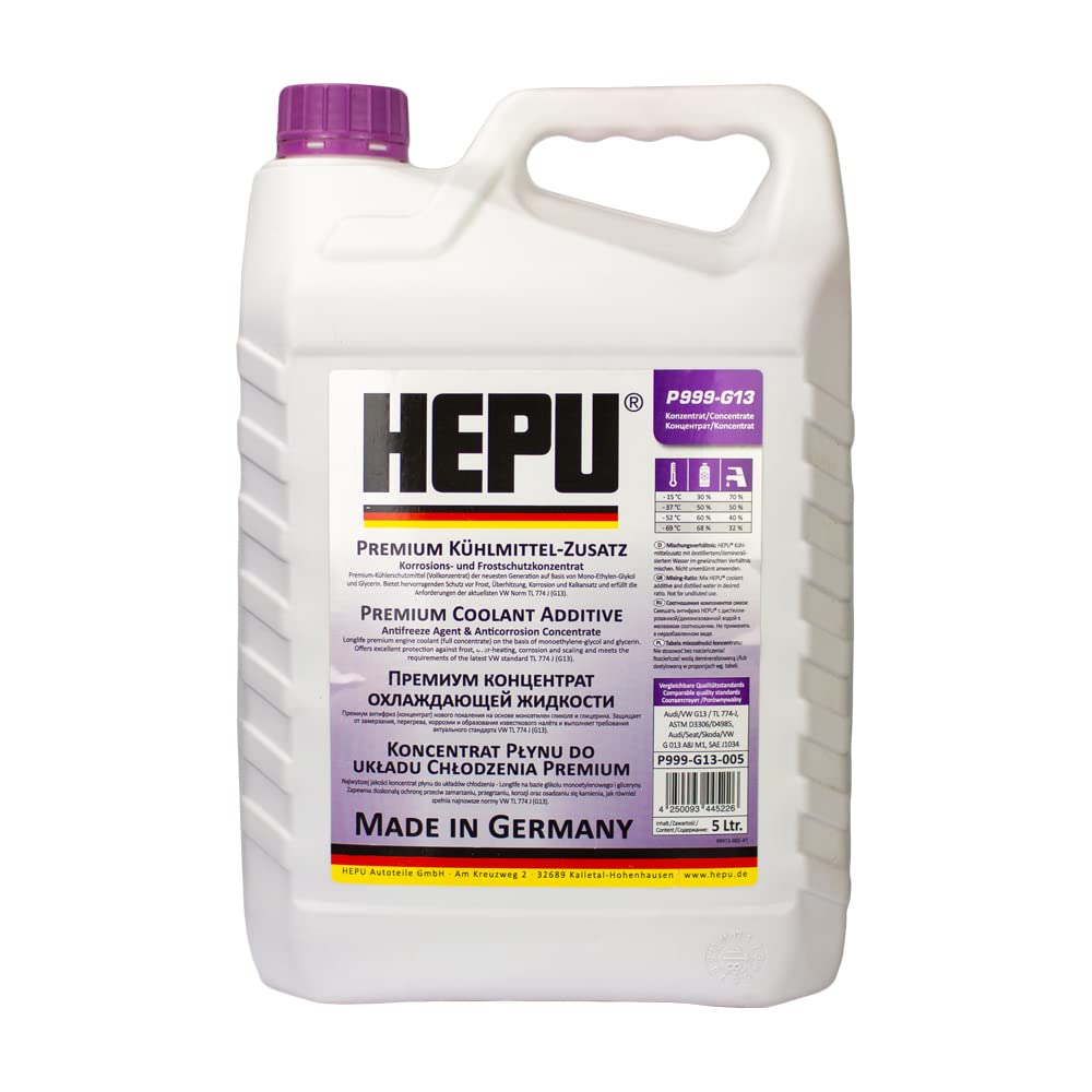 Hepu Frostschutz Glysantin Kühlerschutz G13 Lila 5 L P999-G13-005 Hepu Frostschutz Glysantin Kühlerschutz G13 Lila 5 L P999-G13-005 von Hepu