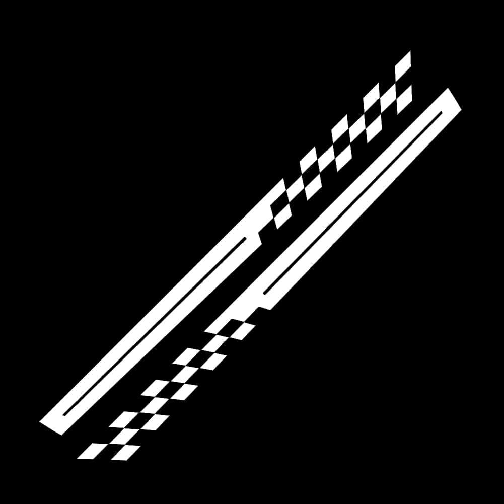 1 Paar Sport Racing Streifen Auto-Karosserie-Seitenaufkleber Universal Vinyl Selbstklebende Dekoration Zubehör für LKW SUV 1 Paar Sport Racing Streifen Auto-Karosserie-Seitenaufkleber Universal Vinyl Selbstklebende Dekoration Zubehör für LKW SUV von Herbests