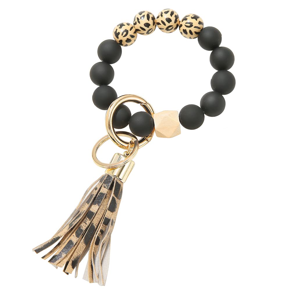 Herbests Auto Schlüsselanhänger Frauen Perlen Armband Schlüsselbund Armreif Elastischer Silikon Perlen Auto Schlüsselring Silikonperlen mit Lederquasten Handgelen schlüsselkette Geschenke für Damen Herbests Auto Schlüsselanhänger Frauen Perlen Armband Schlüsselbund Armreif Elastischer Silikon Perlen Auto Schlüsselring Silikonperlen mit Lederquasten Handgelen schlüsselkette Geschenke für Damen von Herbests