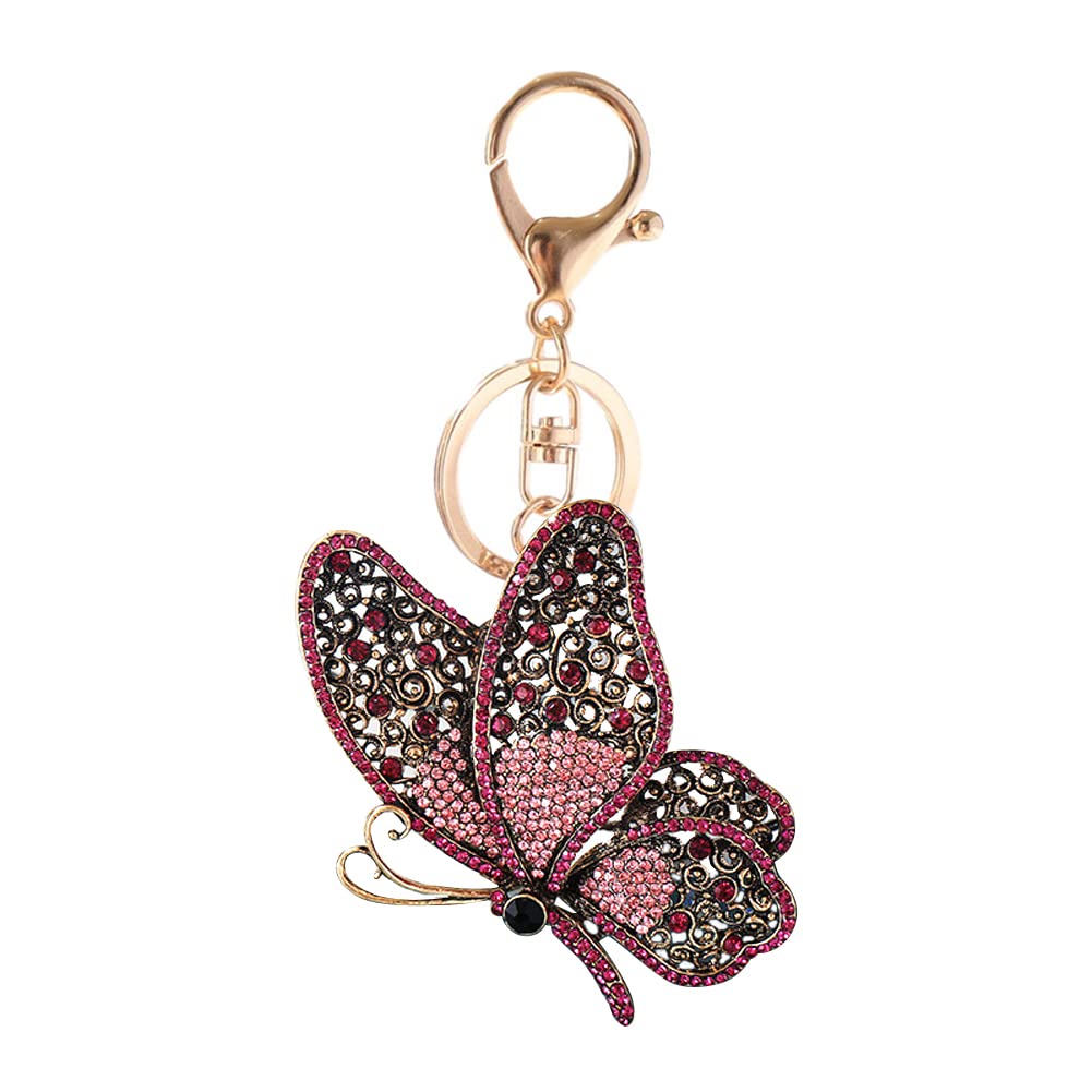 Kristall Strass Schlüsselanhänger, Mode Schmetterling Glitzer Schlüsselring Koffer Rucksäcke Handtasche Anhänger Dekoration Taschenanhänger Geschenke für Geburtstag Weihnachten für Frauen Mädchen Kristall Strass Schlüsselanhänger, Mode Schmetterling Glitzer Schlüsselring Koffer Rucksäcke Handtasche Anhänger Dekoration Taschenanhänger Geschenke für Geburtstag Weihnachten für Frauen Mädchen von Herbests