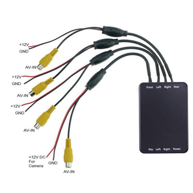 Herklotzn Park Platz RüCk Ansicht 4 Wege 360 Grad Grad Ansicht Kamera Control Box System DVR Ohne Kamera von Herklotzn