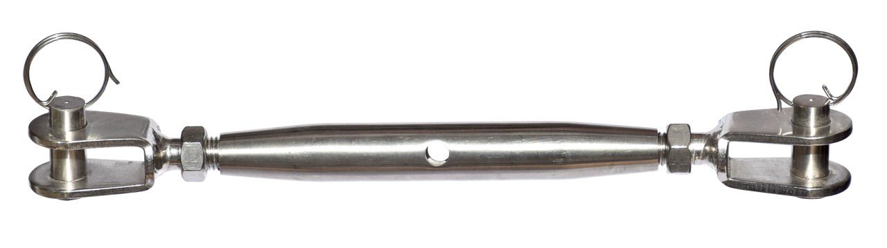 Wantenspanner 2 Gabeln - Edelstahl rostfrei, ø 8 mm, M16 Wantenspanner 2 Gabeln - Edelstahl rostfrei, ø 8 mm, M16 von Herm Sprenger