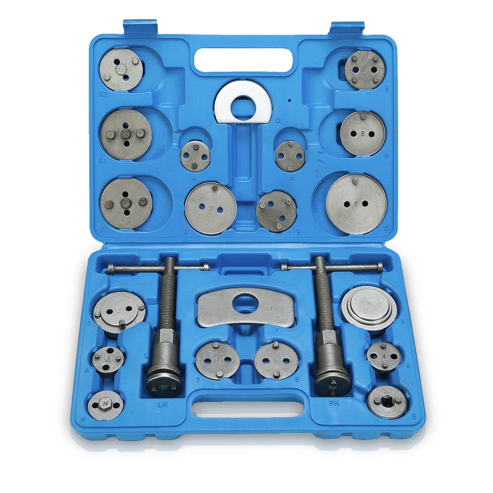 Herrselsam 22TLG Bremskolbenrücksteller Set Universal Bremskolben Kolben Kolbenrücksteller Instandsetzung Werkzeug Set Herrselsam 22TLG Bremskolbenrücksteller Set Universal Bremskolben Kolben Kolbenrücksteller Instandsetzung Werkzeug Set von Herrselsam