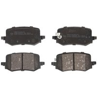 Bremsbelagsatz HERTH+BUSS JAKOPARTS J3610539, Hinten, Warnkontakt von Herth+Buss Jakoparts