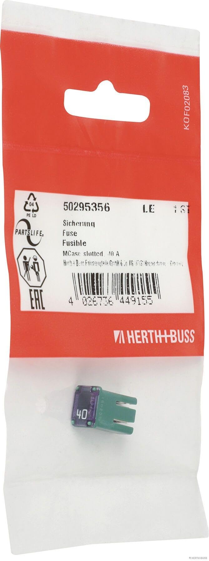 HERTH+BUSS JAKOPARTS 50295356 Sicherung HERTH+BUSS JAKOPARTS 50295356 Sicherung von Herth+Buss