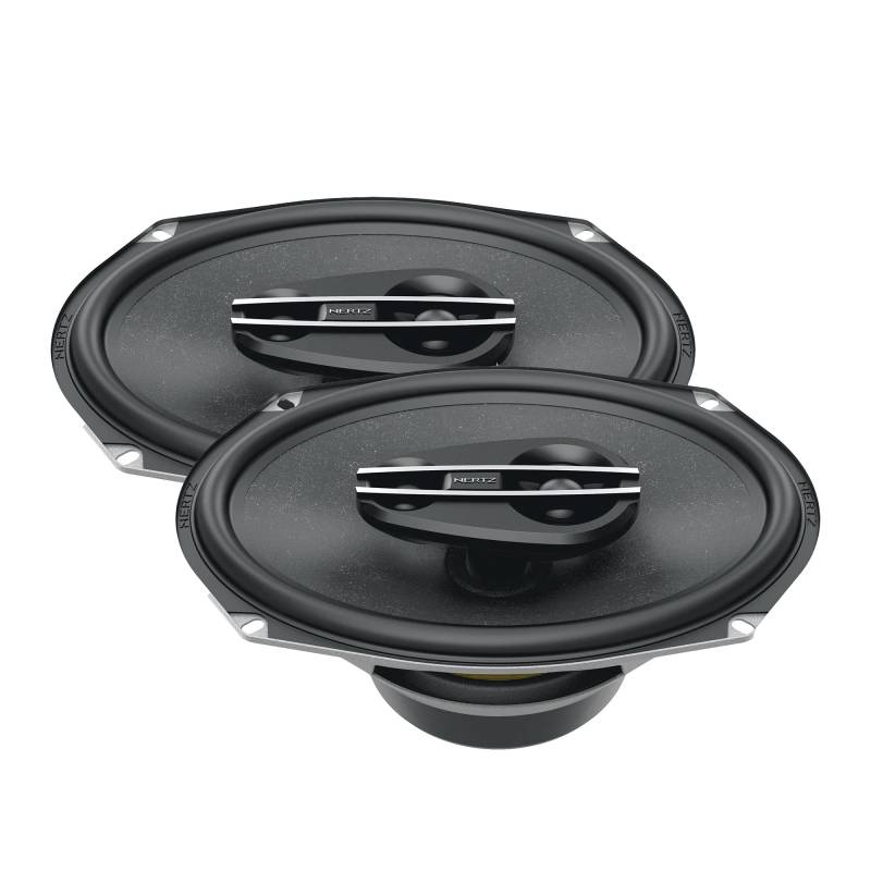 Hertz CX 690 – 3-Wege-Koaxiallautsprecher-Paar 6x9 mit Polypropylen-Konus und PEI-Hochtöner, 300W Peak für dynamische Car-Audio-Systeme von Hertz