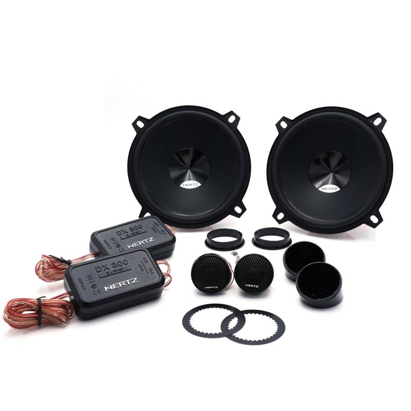 Hertz DSK 130.3 – 130-mm 2-Wege-System mit behandeltem Papier-Tieftöner, Kalottenhochtöner und dedizierter Frequenzweiche, 120W Max von Hertz