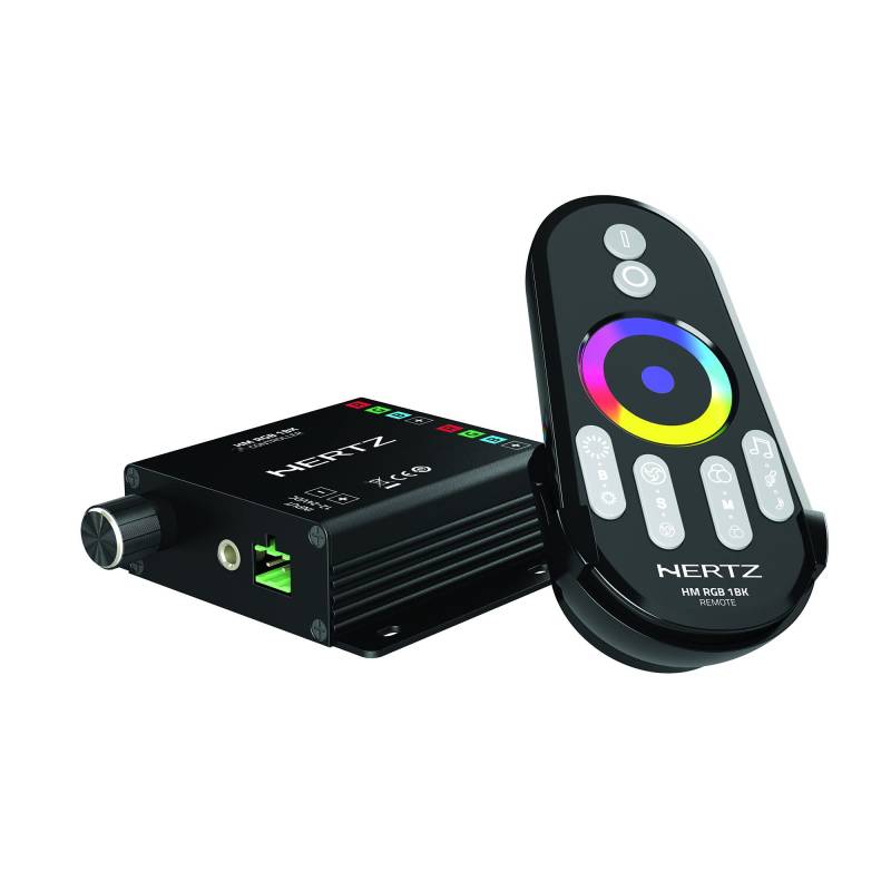 HERTZ HM RGB 1 BK RGB Controller mit Fernbedienung für HMX-LD Lautsprecher von Hertz