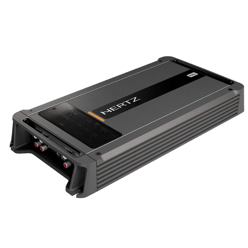 Hertz ML Power 5 – 5-Kanal Endstufe der Klasse AD, 4x125 W + 1x500 W @ 2Ω, 20 Hz – 20 kHz Frequenzgang, hochstromfester MOSFET-Verstärker, für Auto-Audio von Hertz