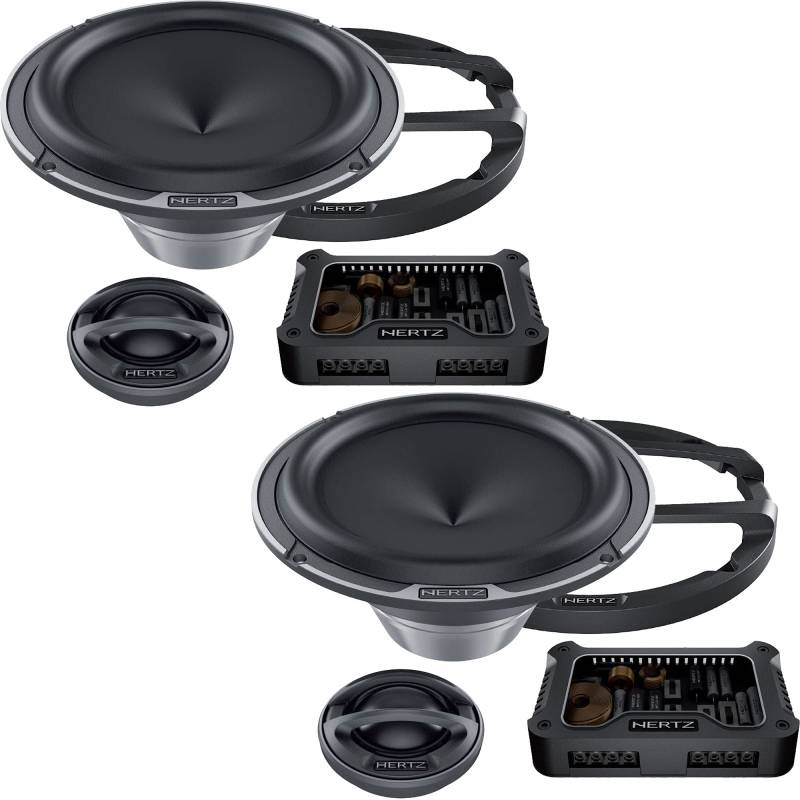 Hertz MLK 1650.3 – High-End 2-Wege-System mit langhubigem 165-mm-Tieftöner, 28-mm-Hochtöner, MLCX 165.3 Weiche und Gittern von Hertz