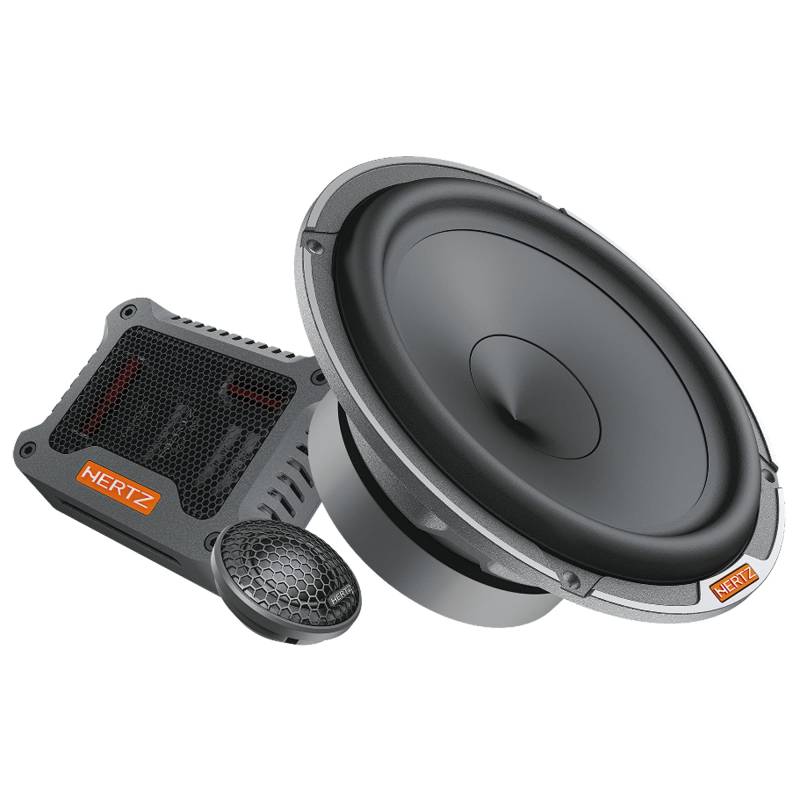 Hertz MPK 1650.3 – 2-Wege-Komponentensystem mit 165-mm-Tieftöner, 28-mm-Hochtöner, dedizierter Frequenzweiche und Gitter, 250W Peak für HiFi-Fahrzeugsysteme von Hertz