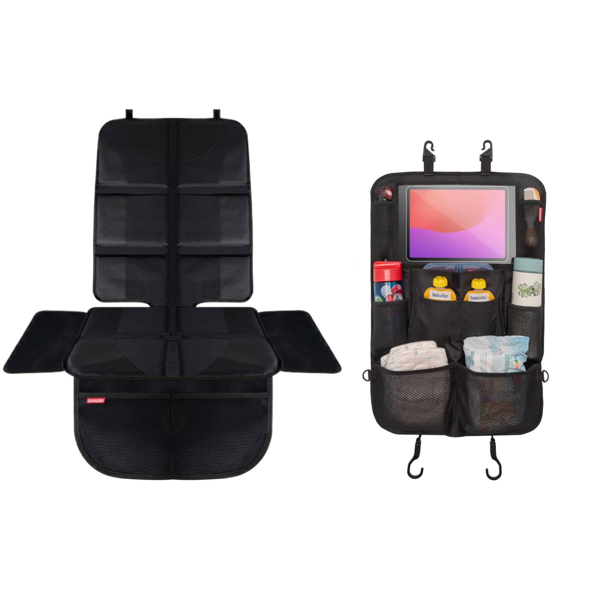 HerzensKind Premium Kindersitzunterlage im Set Rückenlehnenorganizer HerzensKind Premium Kindersitzunterlage im Set Rückenlehnenorganizer von HerzensKind
