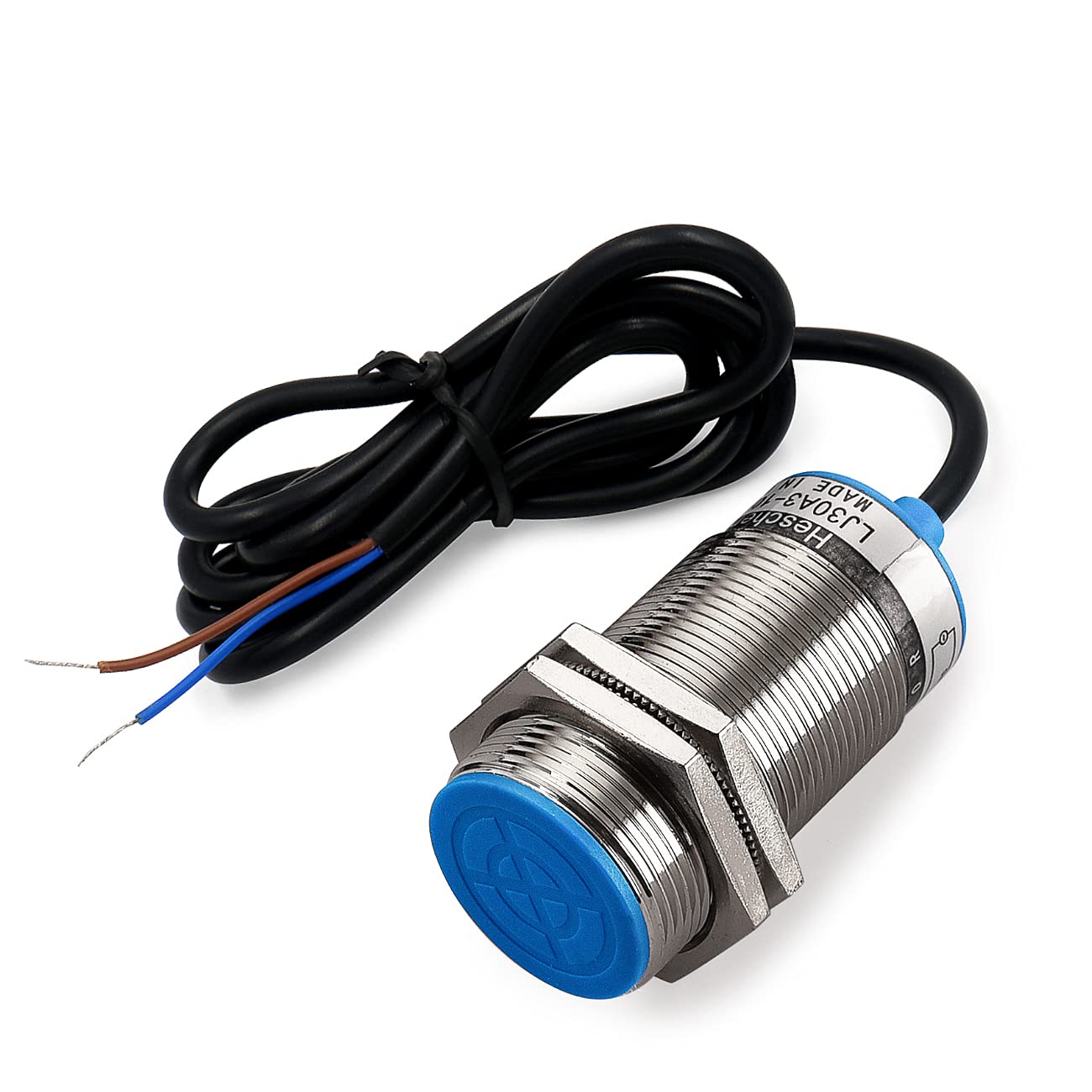 Heschen M30 Induktiver Näherungssensor-Schalter, Typ LJ30A3-10-Z/DX Detektor, 10 mm, 10-30 V Gleichstrom, 200 mA, normalerweise geschlossen (NC), 2 Drähte von Heschen