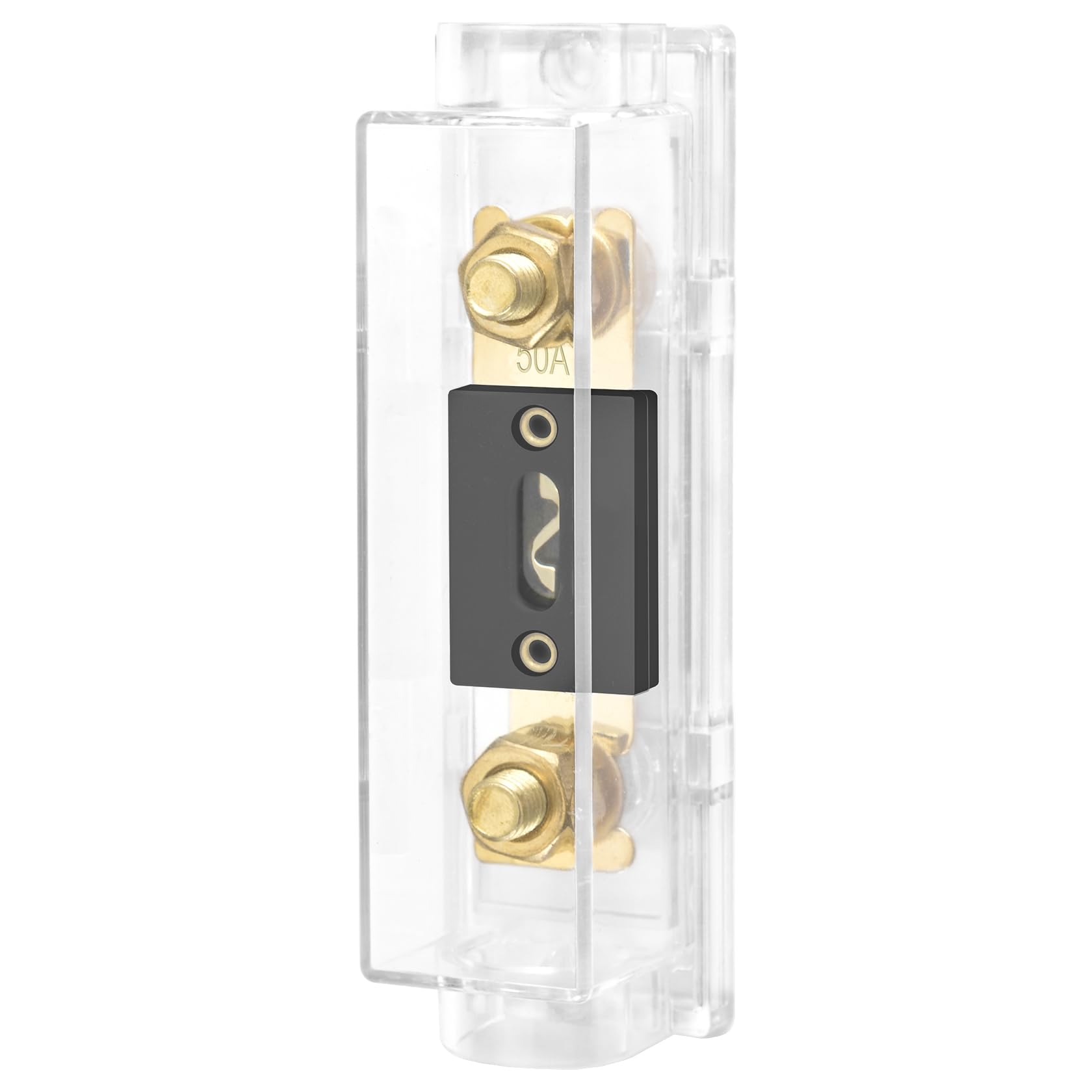Heschen Auto Audio Video Stereo ANL-Sicherungshalter, 0/2/4 Gauge In und Out, mit Ampere ANL Sicherung (50A) Heschen Auto Audio Video Stereo ANL-Sicherungshalter, 0/2/4 Gauge In und Out, mit Ampere ANL Sicherung (50A) von Heschen