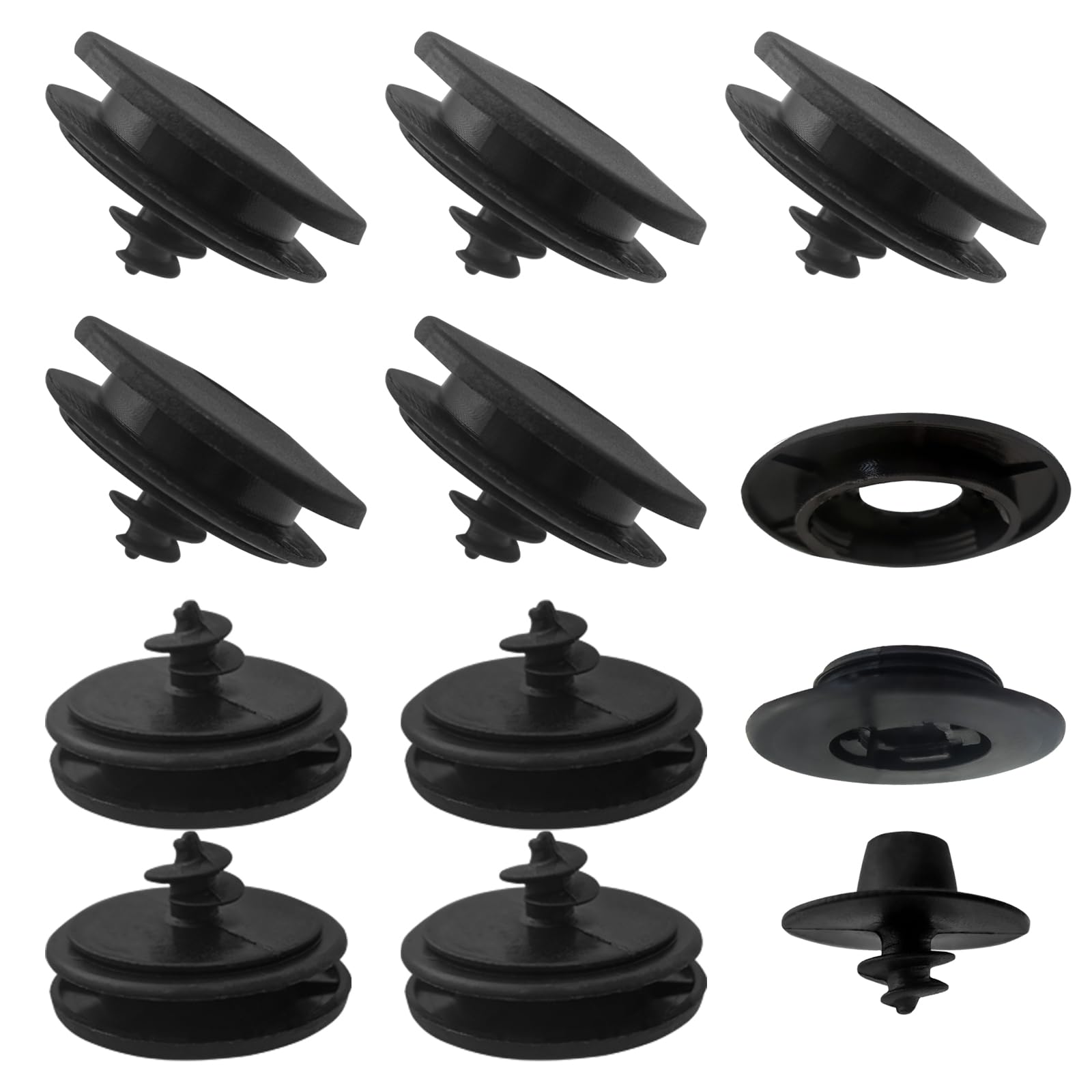 Hevysuo 10 Stück Universal Clips für Auto Fußmatten 3-in-1,Fußmatten Befestigung Clip für Auto,zur Fixierung von Fußmatten Schwarz Hevysuo 10 Stück Universal Clips für Auto Fußmatten 3-in-1,Fußmatten Befestigung Clip für Auto,zur Fixierung von Fußmatten Schwarz von Hevysuo
