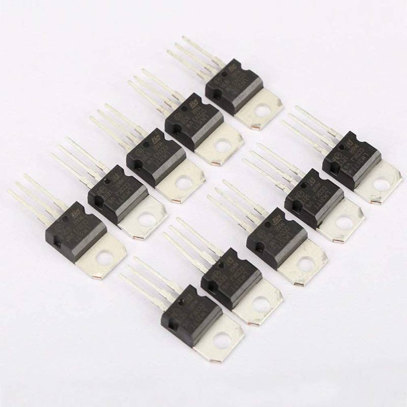 HeyNana - 10 Stück LM317T LM317 1,2 V bis 37 V 1,5 A Einstellbare Spannung IC Regler von HeyNana