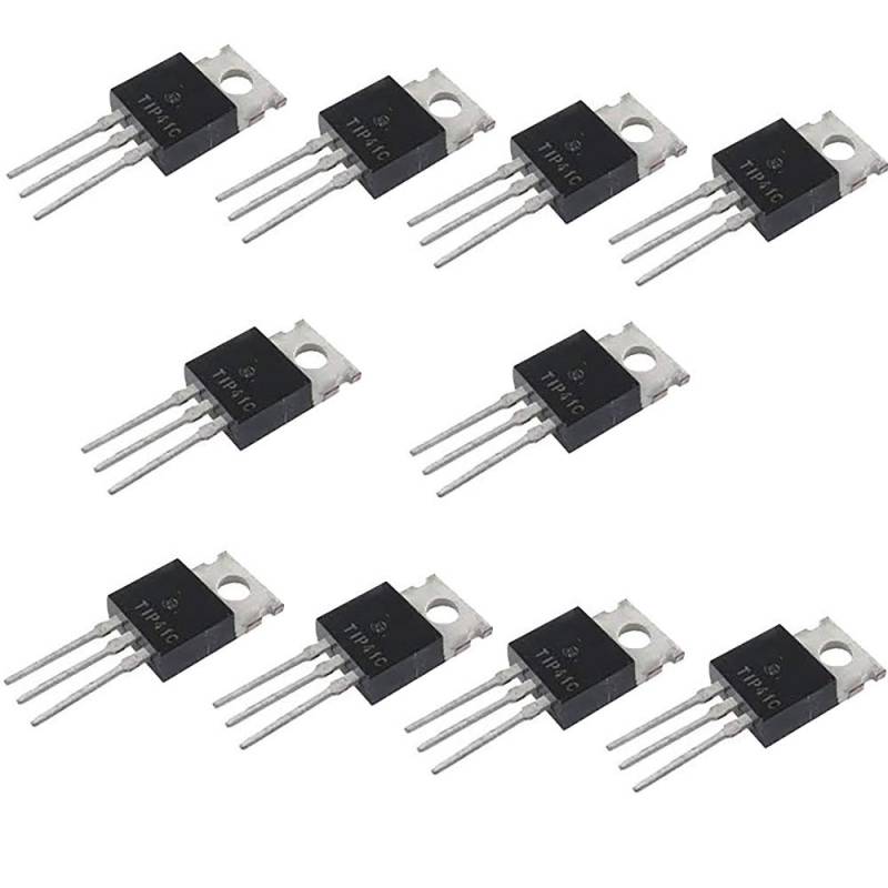 HeyNana 10 Stück TO220 TIP41C NPN Transistor von HeyNana