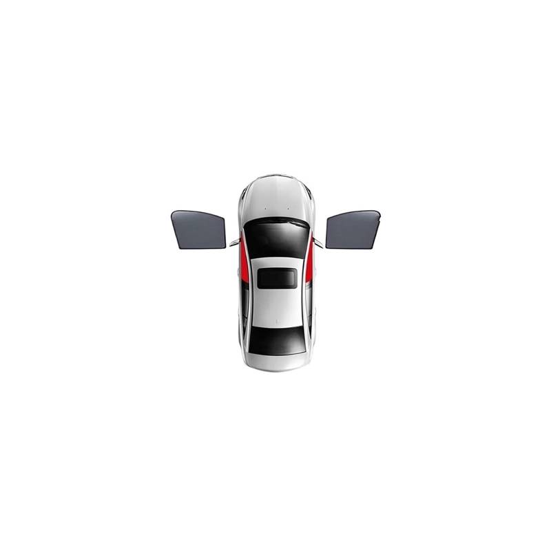 Auto Vorhänge Für B9 Limousine Für A4 2016-2023 Magnetische Auto Sonnenschutz Schild Frontscheibe Blind Vorhang Hinten Baby Seite Fenster Sonnenschutz Visier Auto Fenster Sonnenschutz(2PCS Front) von Hgkqbomb