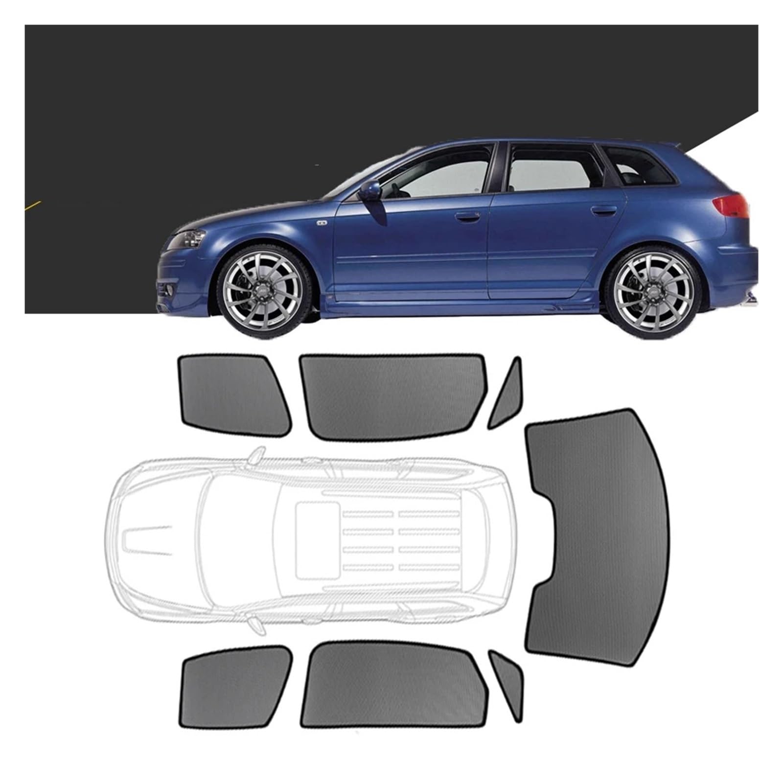Auto Vorhänge Für Benz Für GLC X253 2015-2022 Benutzerdefinierte Magnetische Auto Fenster Sonnenschutz Vorhang Mesh Frontscheibe Rahmen Vorhang Auto Fenster Sonnenschutz(2PCS Side Triangle) von Hgkqbomb