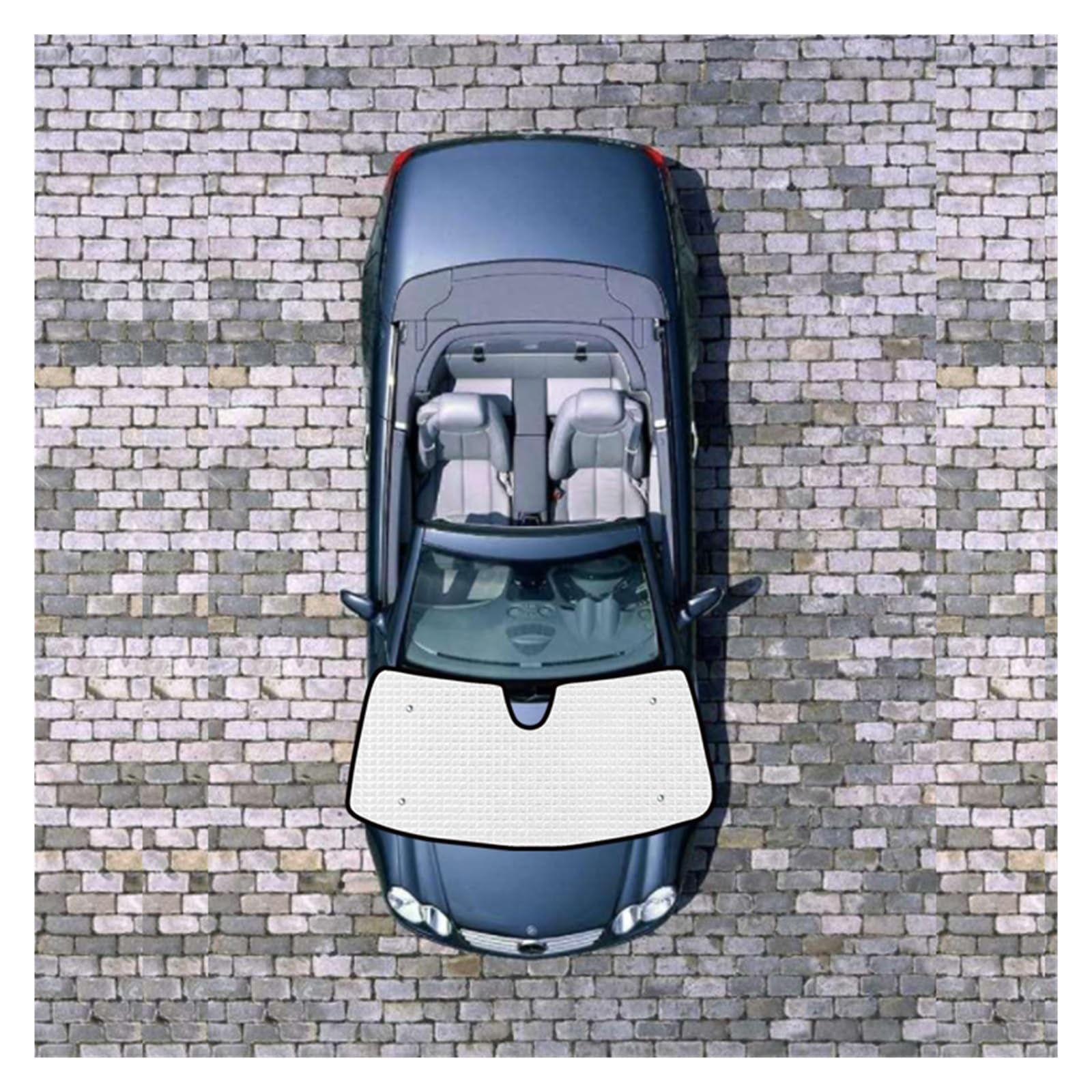 Auto Vorhänge Für Benz SLK Klasse R171 R172 2004~2020 Vollständige Abdeckung Sonnenschirme Windschutzscheibe Seite Fenster Visier Shaby Auto Zubehör Auto Fenster Sonnenschutz(Front Windshield) von Hgkqbomb