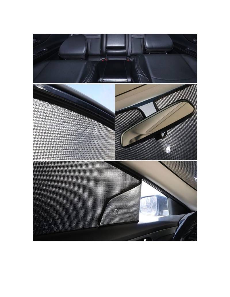 Auto Vorhänge Für Citroen Für C5 Für Aircross 2016~2020 2021 2023 2023 Auto Vollständige Abdeckung Sonnenschutz Anti-Uv Fenster Schutz Innen Auto Fenster Sonnenschutz(Rear Windshield) von Hgkqbomb