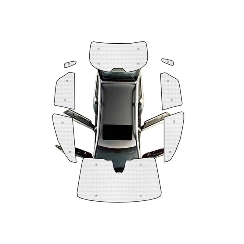 Auto Vorhänge Für Fit Für Jazz 3 MK3 GK GH GP 2014 2015 2016 2017 2018 2019 Auto Sonnenschirm Zubehör UV Sonnenschutz Fenster Trim Sonnenblende Auto Fenster Sonnenschutz(All Windows) von Hgkqbomb