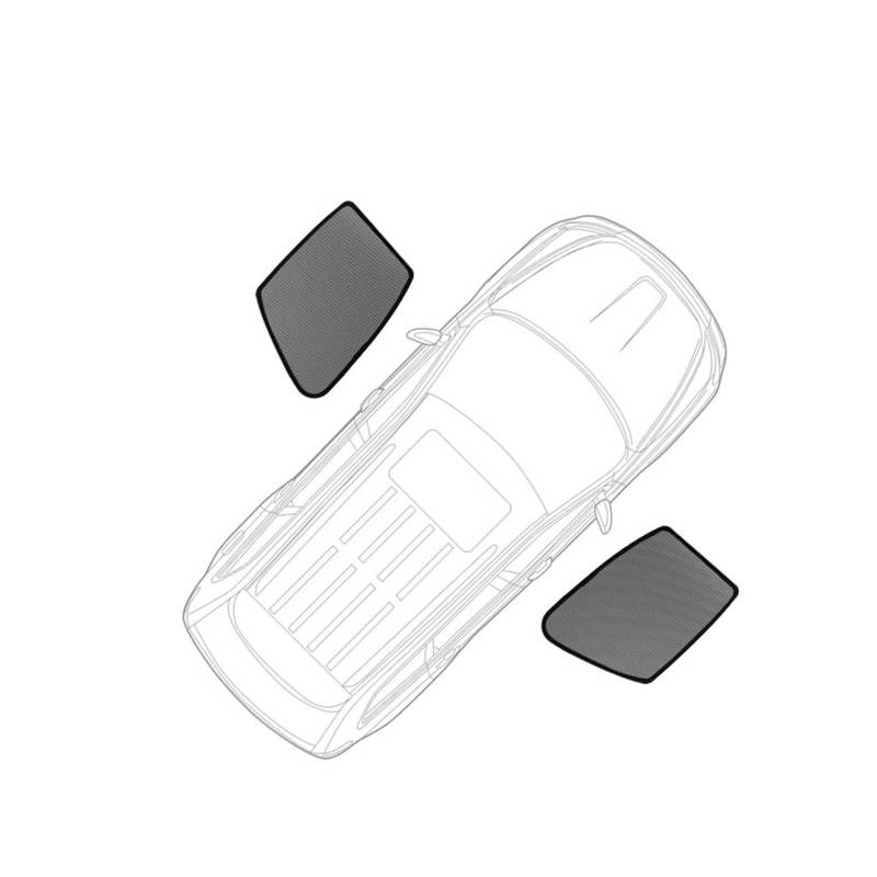Auto Vorhänge Für Mazda 3 Sport Hatchback 2019-2023 2024 Hinten Seite Fenster Sonnenschutz Auto Sonnenschirm Magnetische Frontscheibe Mesh Vorhang Auto Fenster Sonnenschutz(2PCS Front Windows) von Hgkqbomb
