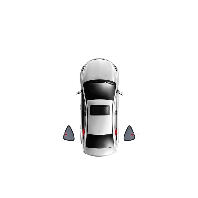 Auto Vorhänge Für Mazda Für CX-3 CX-4 Für CX-5 CX-7 Für CX-9 Magnetischer Spezialvorhang Fenster Sonnenschutz Mesh Shade Blind Vollständig Abgedeckt Auto Fenster Sonnenschutz(2 Triangular Windows) von Hgkqbomb