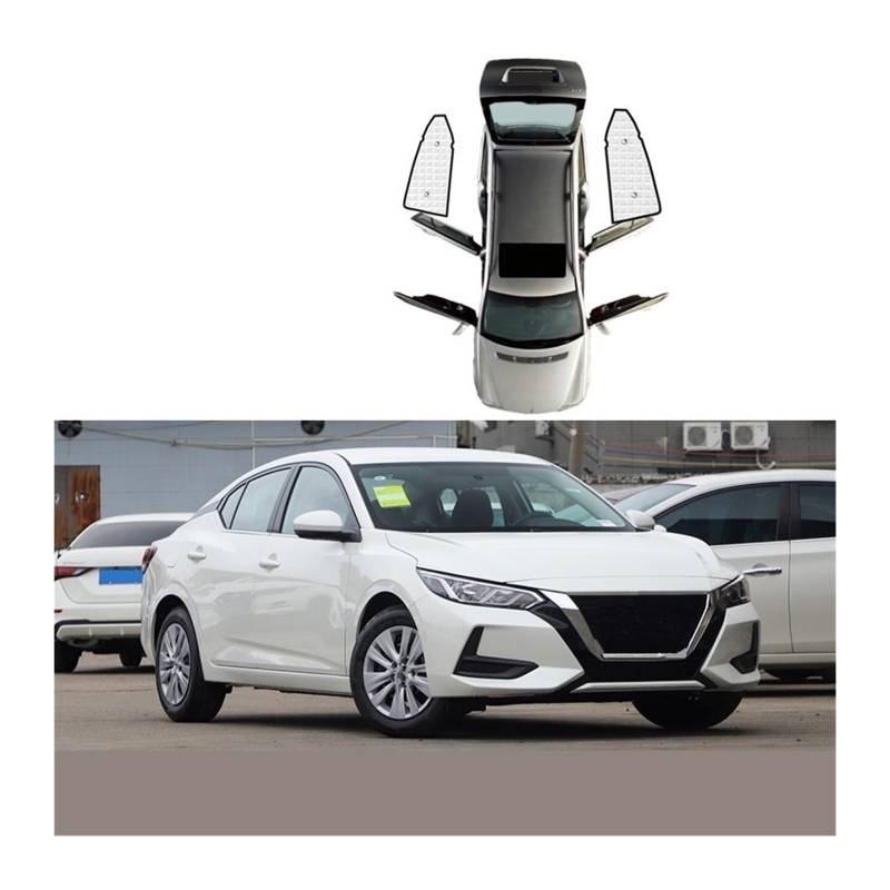 Auto Vorhänge Für Nissan Für Sylphy Für Sentra Für B18 2020 2021 2022 2023 Auto Vollständige Abdeckung Sonnenschirm UV Schutz Fenster Sonnenblenden Auto Fenster Sonnenschutz(Rear Windows 3pcs) von Hgkqbomb