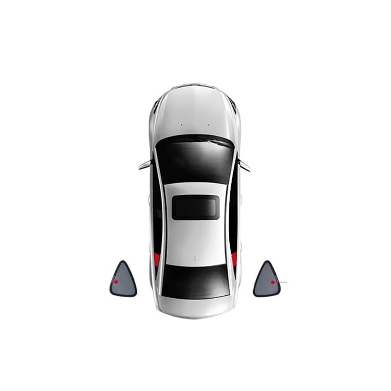Auto Vorhänge Für Q7 Für 4M 2015 2016-2022 Magnetischer Auto-Sonnenschutz Schild Frontscheibe Blind Vorhang Abdeckung Hinten Baby Seitenfenster Sonnenschutz Visier Auto Fenster Sonnenschutz(2PCS Tra von Hgkqbomb
