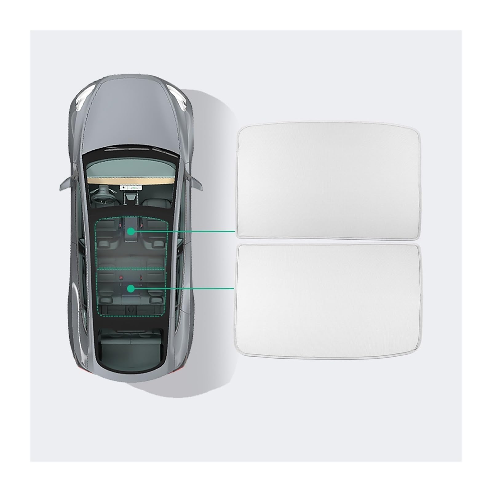 Auto Vorhänge Für Tesla Für Modell Y 2020 2021 2022 2023 Split Sonnenschutz Net Schiebedach Jalousien Anti-zusammenbruch Sonnenblende Auto Modifikation Zubehör Auto Fenster Sonnenschutz(MY-GA108LGRAY) Auto Vorhänge Für Tesla Für Modell Y 2020 2021 2022 2023 Split Sonnenschutz Net Schiebedach Jalousien Anti-zusammenbruch Sonnenblende Auto Modifikation Zubehör Auto Fenster Sonnenschutz(MY-GA108LGRAY) von Hgkqbomb