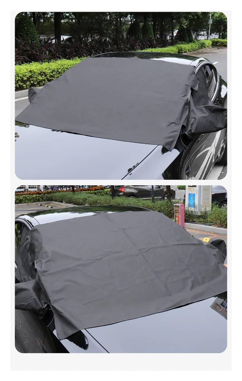Auto Vorhänge Für Tesla Für Modell Y Auto Frontscheibe Schnee Schutzhülle Frost Schutz Matte Auto Zubehör Wärmedämmung Sonnenschirm Auto Fenster Sonnenschutz von Hgkqbomb