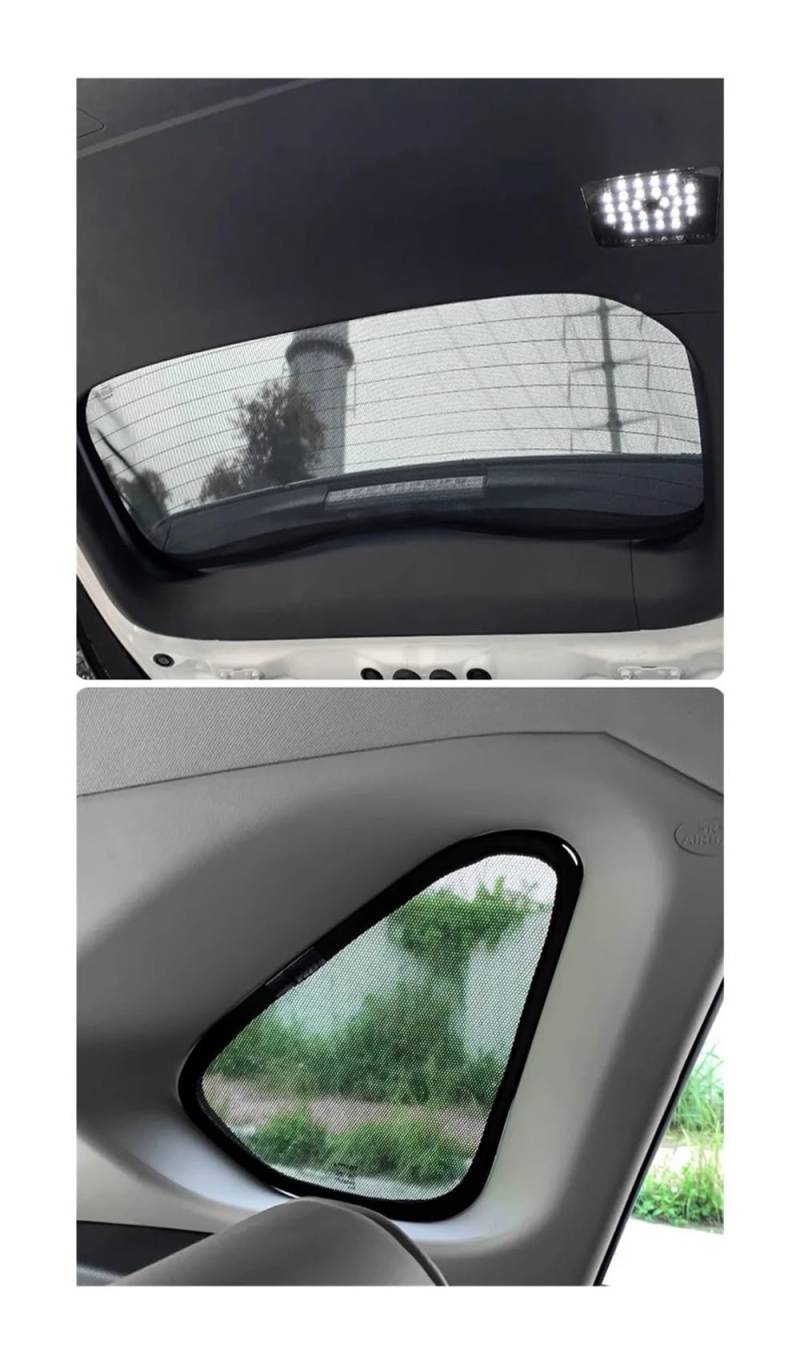 Auto Vorhänge Für Toyota Für RAV4 Für XA40 2013-2018 4. Benutzerdefinierte Magnetische Autofenster Sonnenschutz Gen SUV Vorhang Mesh Frontscheibe Rahmen Vorhang Auto Fenster Sonnenschutz(5PCS Set) von Hgkqbomb