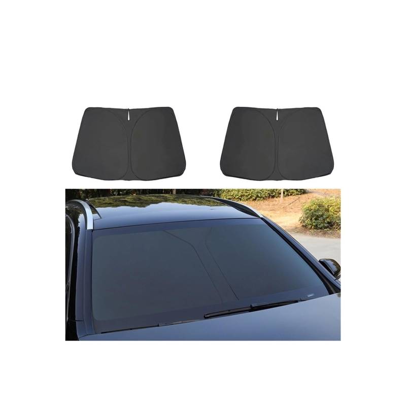 Auto Vorhänge Für VW Für Touran 1T 2003 2004-2015 Magnetischer Auto-Sonnenschutz Für Die Windschutzscheibe, Hinten Seitenfenster Sonnenschutz Visiervorhang Auto Fenster Sonnenschutz(Front Windshield von Hgkqbomb