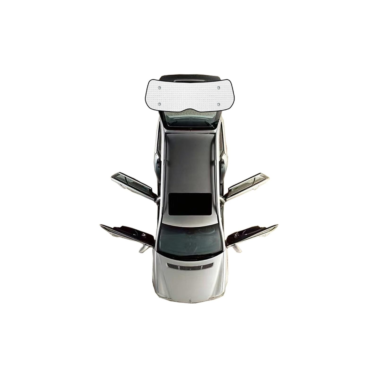 Auto Vorhänge Für VW ID 3 Für ID.3 2019 2020 2021 2023 Auto Fenster Sonnenschutz Fließheck Anti-Uv Sonnenschutz Shades Visier Auto Sonnenschirm Auto Fenster Sonnenschutz(Rear Windshield) von Hgkqbomb