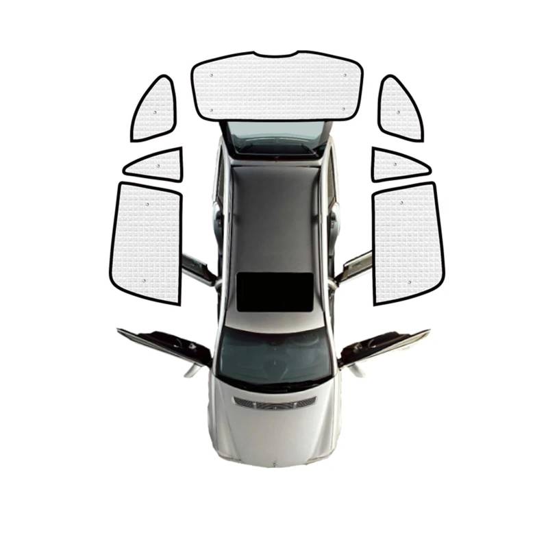 Auto Vorhänge Für X1 Für F48 2015 2016~2022 Volle Windschutzscheibe Surround Sonnenschirme Seite Windows Visier Abdeckung Auto Fenster Sonnenschutz(Rear sunshades) von Hgkqbomb