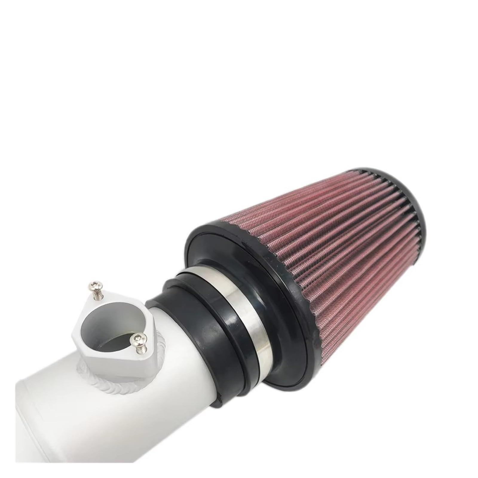 Lufteinlass Schlauch Aluminiumrohr Cold Air Intake Kit 70/76/80 MM Mit High Flow Luftfilter Für E46 E60 E90 3er 5er Vaz Niva Lada Auto Ansaugrohr(80MM) von Hgkqbomb