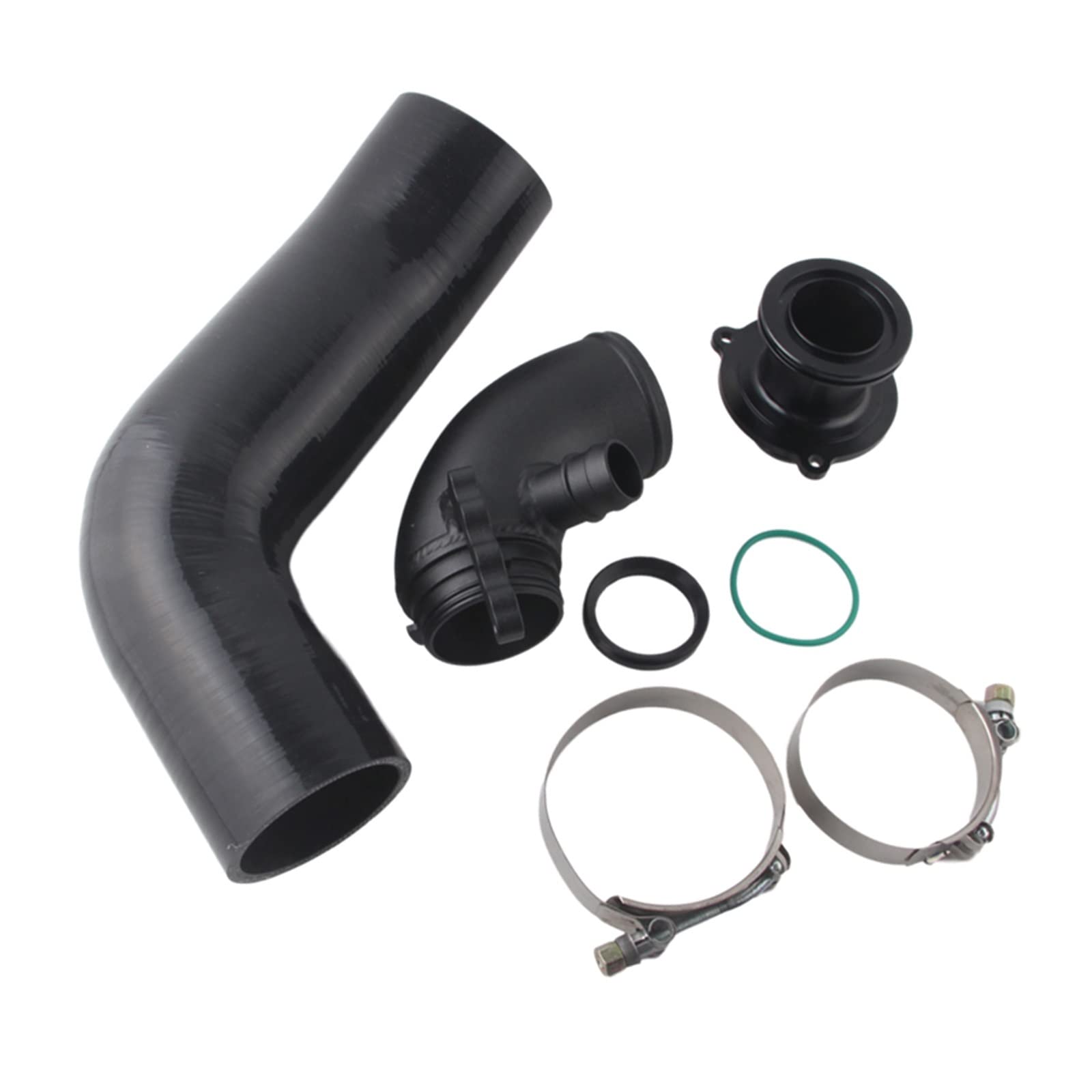 Lufteinlass Schlauch Auto Turbo Inlet Outlet Upgrade Rohre Ansaugrohre Turbo Schalldämpfer Löschen Für VW Für Golf 7 Für A3 EA888 Gen3 Für Skoda Für Octavia Auto Ansaugrohr(BLACK HOSE A) von Hgkqbomb