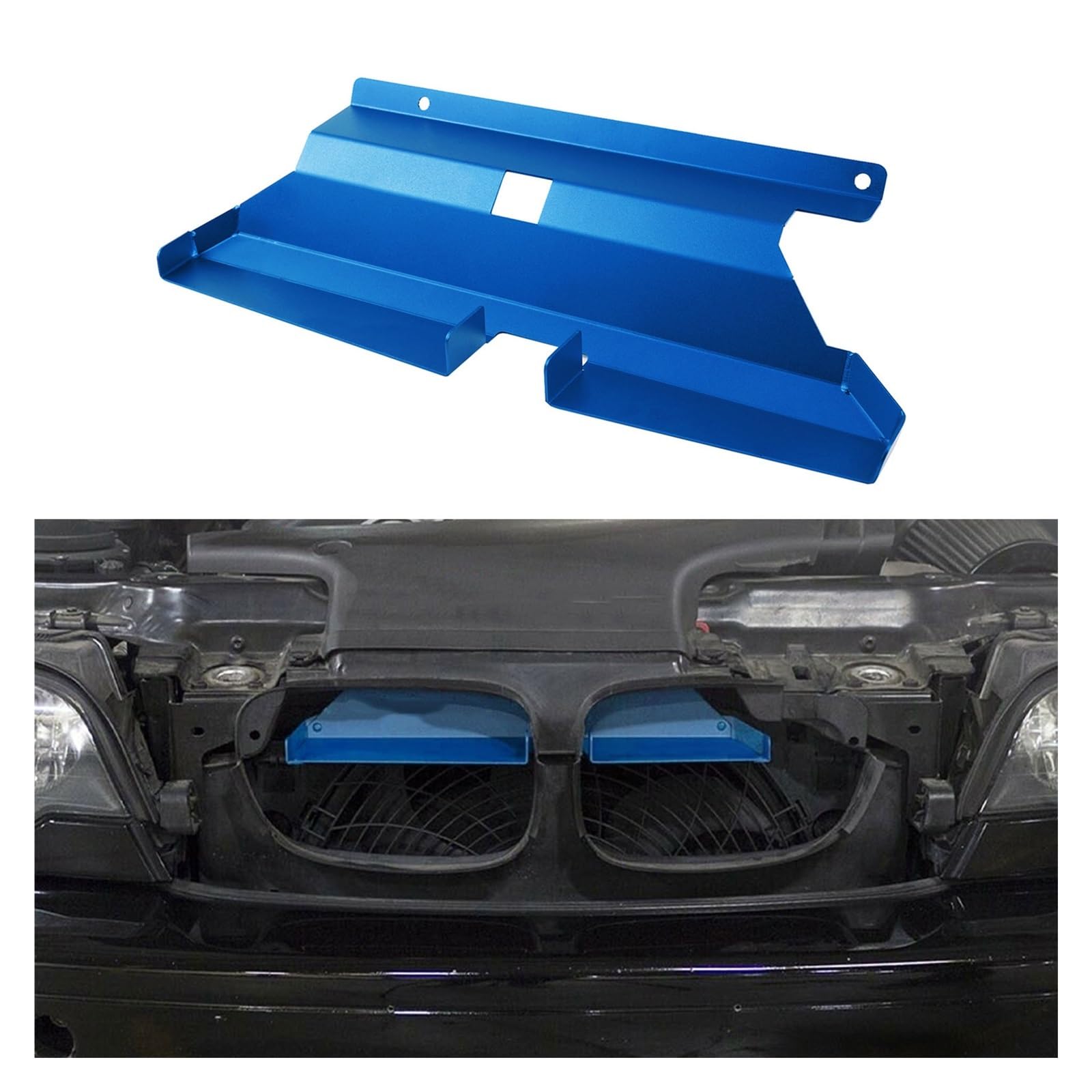 Lufteinlass Schlauch Cold Air Intake Scoop Für E46 M52TU M54 Motor 320i 323i 325i 328i 330i 320ci 323ci 325ci 325xi 325ti 328ci 330ci 330xi Auto Ansaugrohr(Blau) von Hgkqbomb