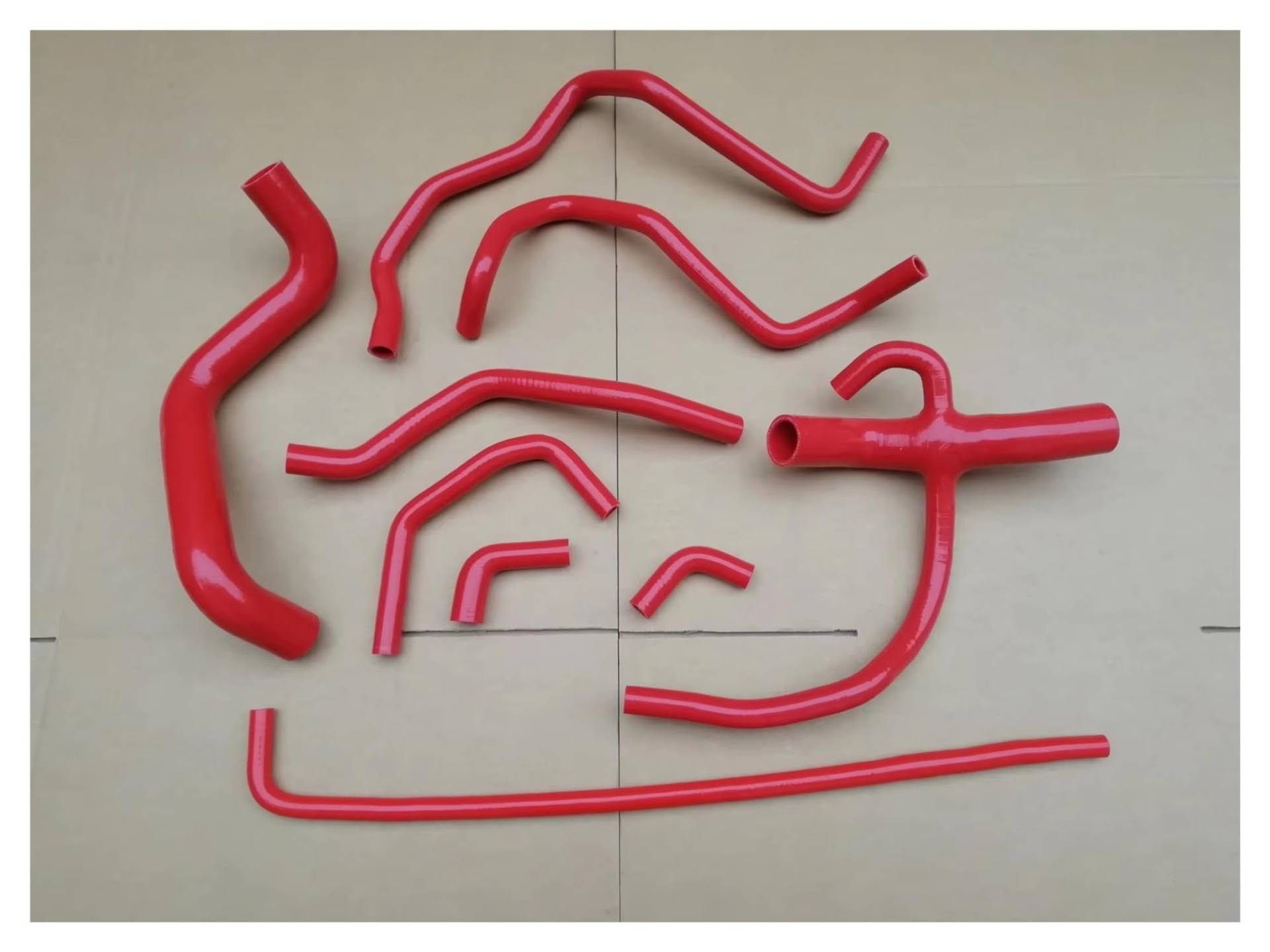 Lufteinlass Schlauch Für Ford Für Escape 2.0L 4 Cyl 2001 2002 2003 2004 Silikon Kühler Kühlmittel Wasser Schlauch YF0915185H YL8Z8286AE Auto Ansaugrohr(Blau) von Hgkqbomb