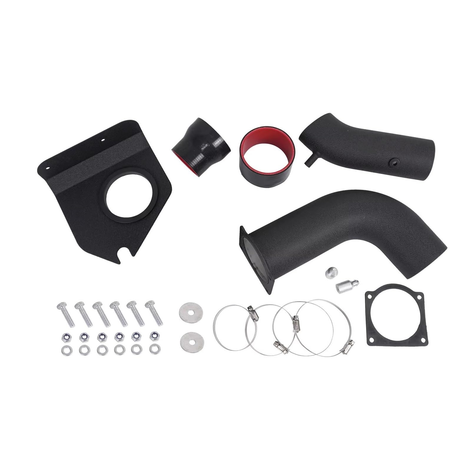 Lufteinlass Schlauch Für Ford Für Mustang 3.8L 4.6L 5.0L V6 V8 Gas 1994 1995 1996-2004 Auto-Kaltluftansaugrohr-Kit Passend Für Modifikationen Mit High Flow-Luftfilter Auto Ansaugrohr(RP-A016-BK) von Hgkqbomb